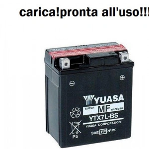 BATTERIA YUASA YTX7LBS CARICA PRONTA ALL'USO