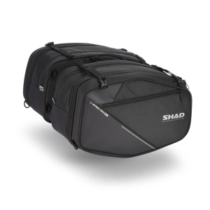 COPPIA BORSE SHAD SL58 LATERALI ESTENSIBILI 24 LITRI PER MOTO
