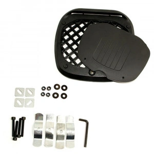 E-BIKERS X-PLOR TOP CASE BAULETTO NERO VALIGIA 38 LT SCOOTER MOTO - Img 7