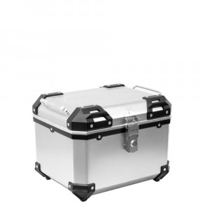E-BIKERS X-PLOR - TOP CASE BAULETTO VALIGIA ALLUMINIO LOOK 38 LT SCOOTER MOTO