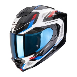 SCORPION CASCO EXO-1500 AIR SLEEK Bianco-Rosso-Blu