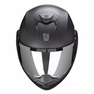 SCORPION EXO-TECH EVO CARBON SOLID CASCO HELMET FLIP BACK MODULARE