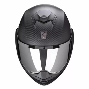 SCORPION EXO-TECH EVO CARBON SOLID CASCO HELMET FLIP BACK MODULARE