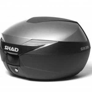 SHAD SH39 BAULETTO GRIGI0 TITANIO TOP CASE 40 LT CON PIASTRA UNIVERSALE
