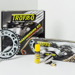 TROFEO KIT TRASMISSIONE CATENA CORONA PIGNONE YAMAHA XSR 900 MT-09 MT09