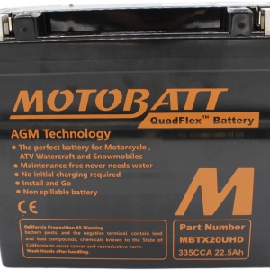 Batteria MotoBatt MBTX20UHD 12V 21Ah – Precaricata e sigillata