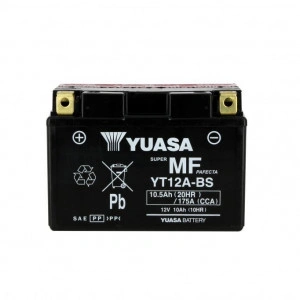 BATTERIA YUASA YT12A-BS PRECARICATA PRONTA ALL'USO KYMCO PEOPLE GT DOWNTOWN 125 200 300 350