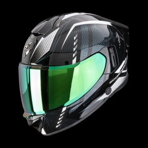 Casco Moto Integrale SCORPION EXO 530 AIR THERAS Black-Chameleon-White