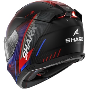 CASCO SHARK SKWAL i3 SPEED-TECH Mat Black Red Blue KRB - Img 3