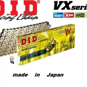 CATENA TRASMISSIONE DID 525 VX 124 MAGLIE HONDA TRANSALP 650 CB 600 HORNET