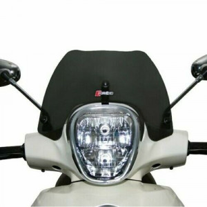 FACO CUPOLINO BASSO RACING FUMÈ SCURO PIAGGIO BEVERLY 125 300 350 ie 2010>2017