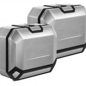 KIT VALIGIE LATERALI ALLUMINIO SHAD TERRA TR36 CON ATTACCHI QJ MOTOR SRT 800 - Img 2