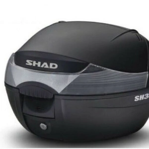 SHAD SH33 BAULETTO 34 LT COVER CARBON CON PIASTRA UNIVERSALE MOTO E SCOOTER