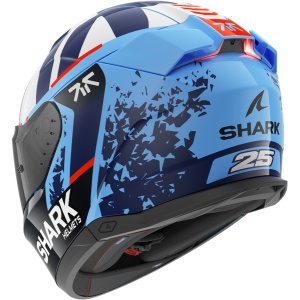 Casco Shark SKWAL i3 REPLICA RAUL FERNANDEZ Blue Blue White - Img 2