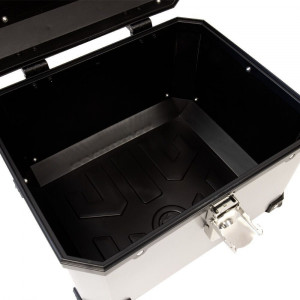 E-BIKERS X-PLOR - TOP CASE BAULETTO VALIGIA ALLUMINIO LOOK 38 LT SCOOTER MOTO - Img 3
