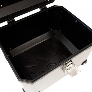 E-BIKERS X-PLOR - TOP CASE BAULETTO VALIGIA ALLUMINIO LOOK 38 LT SCOOTER MOTO - Img 3