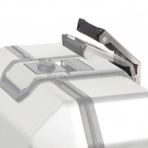 SHAD BAULETTO TR48 TOP CASE ALLUMINIO VALIGIA PER MOTO ALUMINIUM CON SCHIENALINO - Img 4