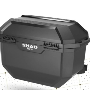 SHAD COPPIA VALIGIE LATERALI MOTO TR27 NERE 3P 4P SYSTEM