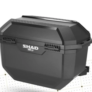 SHAD COPPIA VALIGIE LATERALI MOTO TR27 NERE 3P 4P SYSTEM