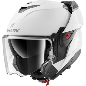 SHARK OXO CASCO MODULARE FLIP BACK OXO BLANK Pearly White