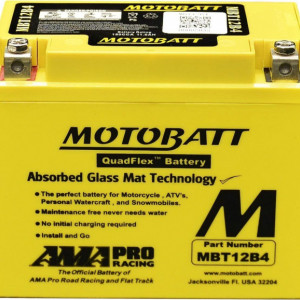 BATTERIA MOTOBATT MBT12B4 = YT12B-BS DUCATI MONSTER MULTISTRADA HYPERMOTARD