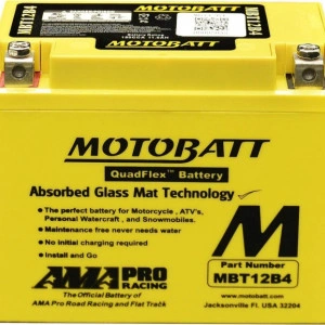BATTERIA MOTOBATT MBT12B4 = YT12B-BS DUCATI MONSTER MULTISTRADA HYPERMOTARD