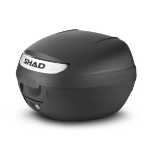 BAULETTO NERO SHAD SH26 CON PIASTRA UNIVERSALE VALIGIA MOTO SCOOTER 26 LIT