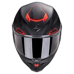CASCO SCORPION EXO-RACE AIR SOLID Nero opaco-Rosso - Img 3
