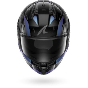 CASCO SHARK D-SKWAL 3 STREETRUSH Black Green Chrome KGU - Img 3