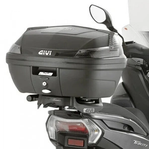 GIVI B47 BLADE TECH BAULETTO MONOLOCK 47 LT CATADIOTTRI FUMÉ COMPRESO PIASTRA - Img 3
