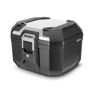 SHAD TERRA TR41 COVER ALLUMINIO TOP CASE VALIGIA BAULETTO MOTO SCOOTER TR 41 LT + SCHIENALINO