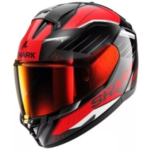 Shark Casco Moto Integrale RIDILL 2 BERSEK Nero Antracite Rosso - Img 2