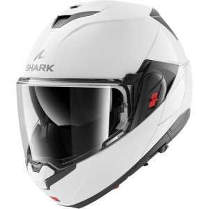 SHARK OXO CASCO MODULARE FLIP BACK OXO BLANK Pearly White - Img 3