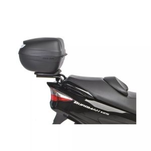 BAULETTO NERO SHAD SH26 CON PIASTRA UNIVERSALE VALIGIA MOTO SCOOTER 26 LIT - Img 2