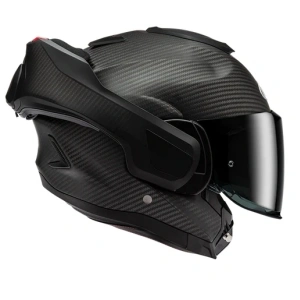 Casco Modulare mentoniera a rotazione HJC F100 Carbon Nero OPACO F 100