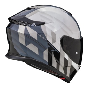 CASCO SCORPION EXO-GT SP AIR TOURADVEN Bianco perla-Argento