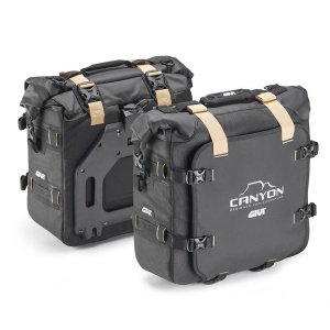 Givi GRT720B BORSE Canyon Adventure Off Road MOTO Waterproof Panniers 50 LTR