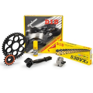 KIT TRASMISSIONE DID CATENA CORONA PIGNONE QJ MOTOR SRT 700 700X 2023 2024