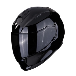 SCORPION CASCO EXO-491 NERO LUCIDO VISIERA TRASPARENTE + SCURA helmet casque