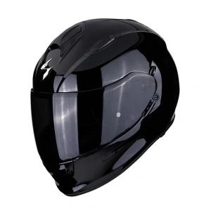 SCORPION CASCO EXO-491 NERO LUCIDO VISIERA TRASPARENTE + SCURA helmet casque