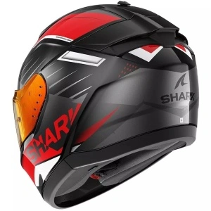 Shark Casco Moto Integrale RIDILL 2 BERSEK Nero Antracite Rosso - Img 3