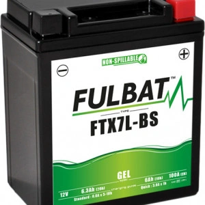 YTX7L-BS BATTERIA FULBAT GEL PRECARICATA PRONTA ALL'USO - SENZA ACIDO-