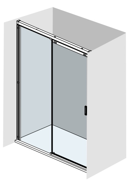 Kinedo FLAT nicchia - disegno stilizzato