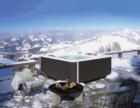 Minipiscina Kinedo Happy SPA A600 – 6 posti, 228 × 228 × 94 cm - Img 4