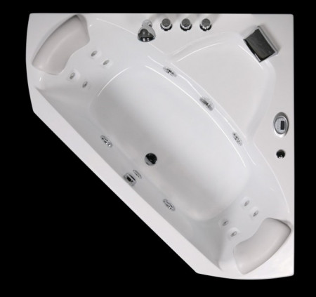 VASCA BAGNO IDROMASSAGGIO 2 posti " 1402 " 135x135 - Img 3