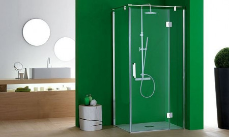 BOX DOCCIA IN CRISTALLO CON PORTA BATTENTE "TPB72" - Img 2