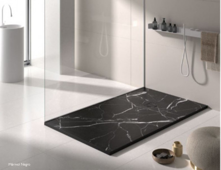 PIATTO DOCCIA IN GEL COAT "STONE 3D" EFFETTO MARMO NERO - Img 2
