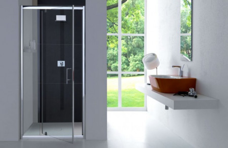 PORTA A PIVOT PER DOCCIA A NICCHIA &quot;FPB40&quot; Easy Clean - Img 3