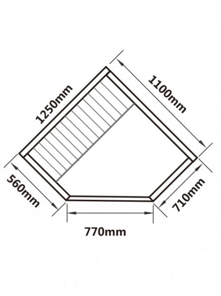 SAUNA COMBINATA FINLANDESE/INFRAROSSI &quot;S2G &quot; 2 POSTI 125x110x190cm - Img 3