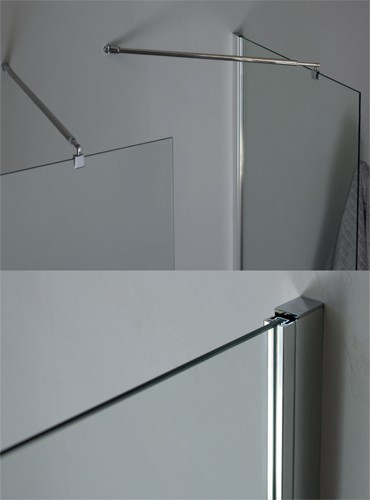 BOX DOCCIA WALK-IN IN CRISTALLO &quot;8PAR53&quot; - Img 7